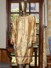 Bin Saeed Printed Tunic Silk Stitched Kurti Vol-18 Collection’2021-FSB-0013-Skin