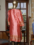 Bin Saeed Printed Tunic Silk Stitched Kurti Vol-18 Collection’2021-FSB-0020-Pink