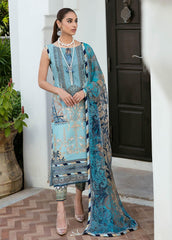 Gulaal Unstitched 3 Piece Embroidered Lawn Vol-01 Collection'2023-03-Sasha