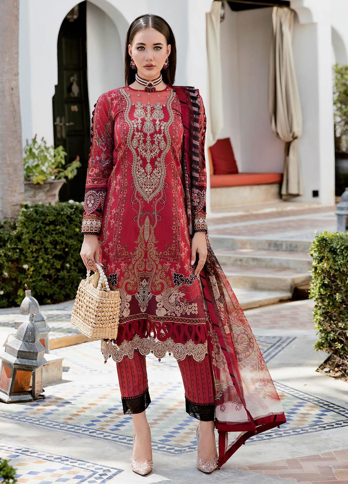Gulaal Unstitched 3 Piece Embroidered Lawn Vol-01 Collection'2023-12-Seira