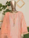 Bin Saeed Stitched 2 Piece Formal Chiffon Collection'2021-HEFC-05-Peach