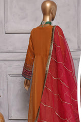 Sada Bahar Stitched 2 Piece Festive Formal Collection'2022-HP-17-Rust