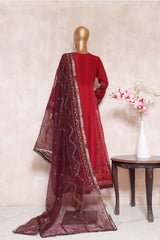 Sada Bahar Stitched 2 Piece Festive Formal Collection'2023-HP-19-Maroon