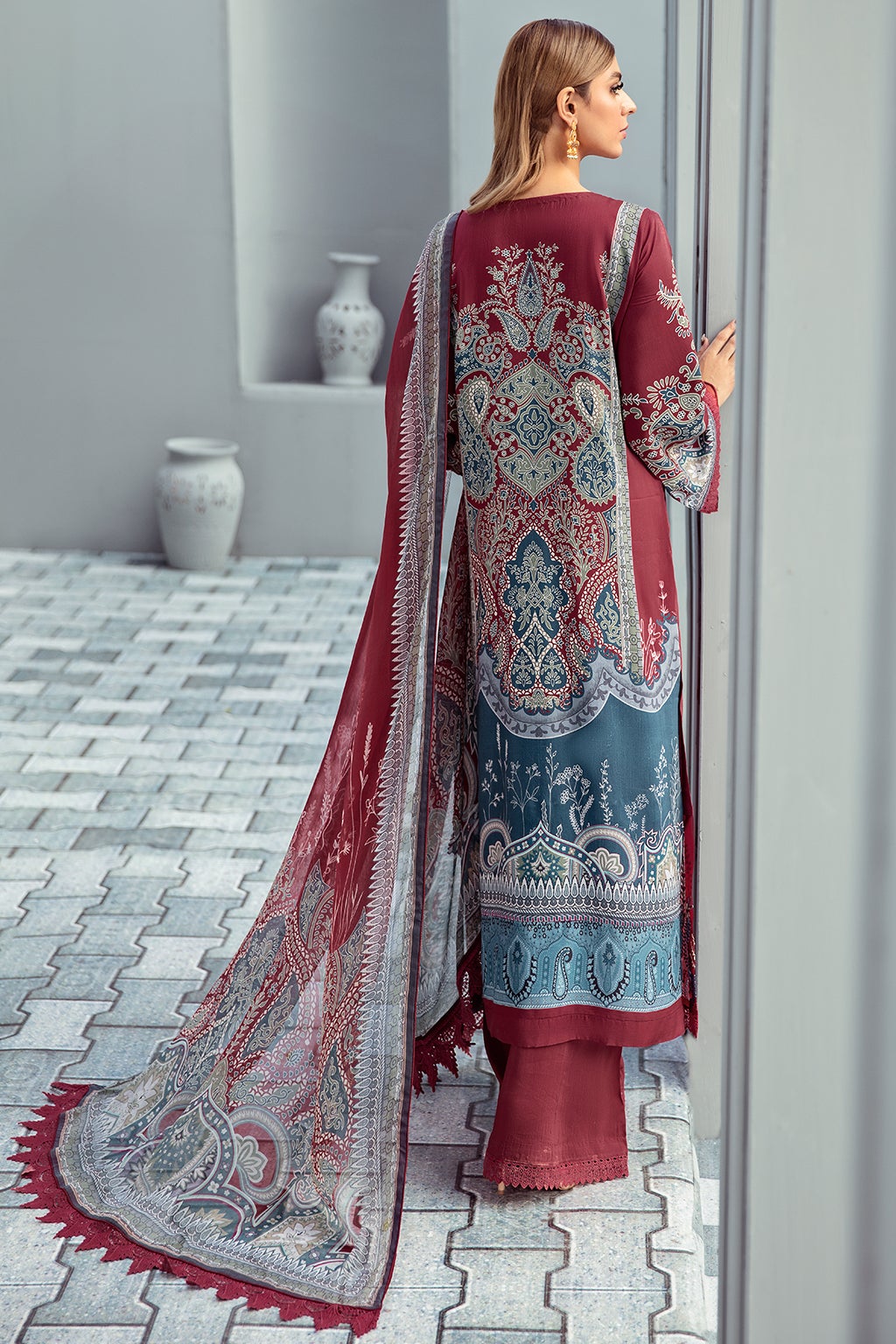 Mashaal by Ramsha Unstitched 3 Piece Winter Vol-02 Collection'2021-I-205