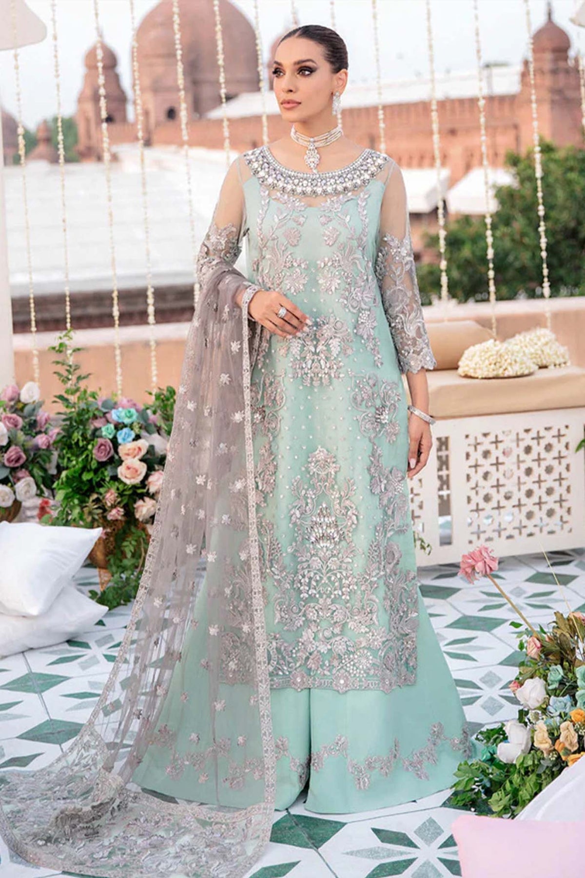 Aangan by Imrozia Unstitched 3 Piece Luxury Wedding Formal Collection'2022-IB-25-Nazmin