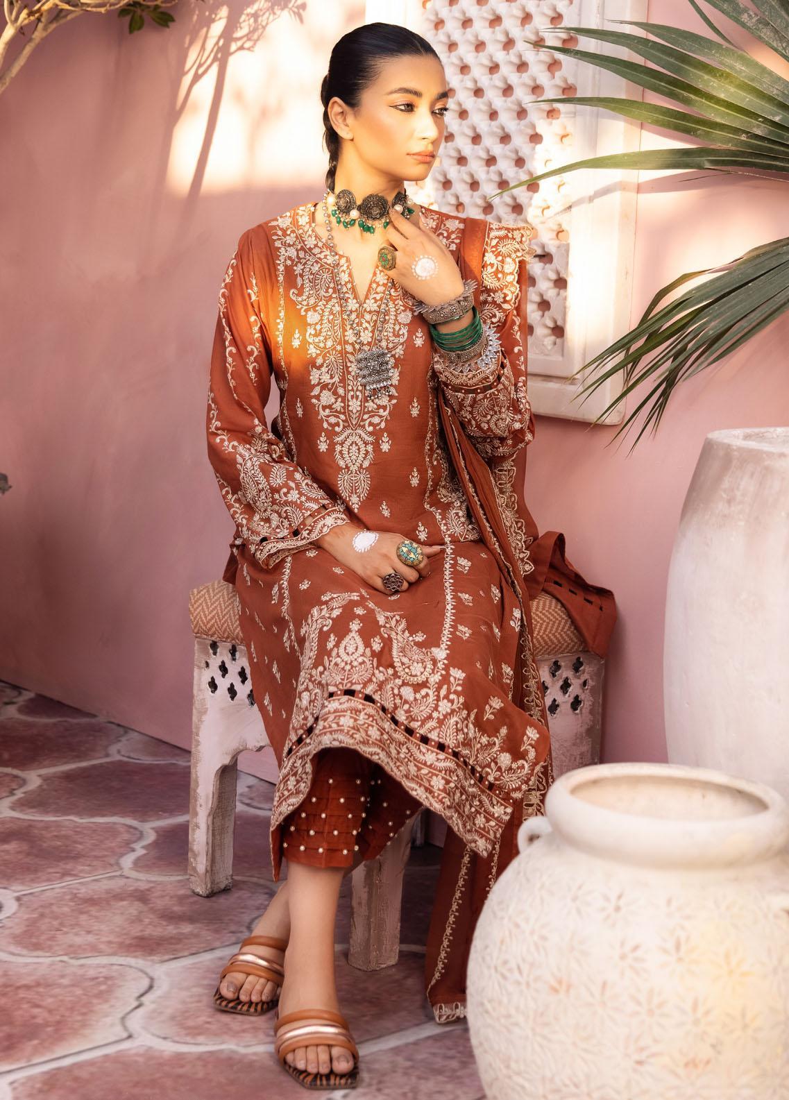 Iznik Unstitched 3 Piece Luxury Eid Lawn Collection'2023-IE-08