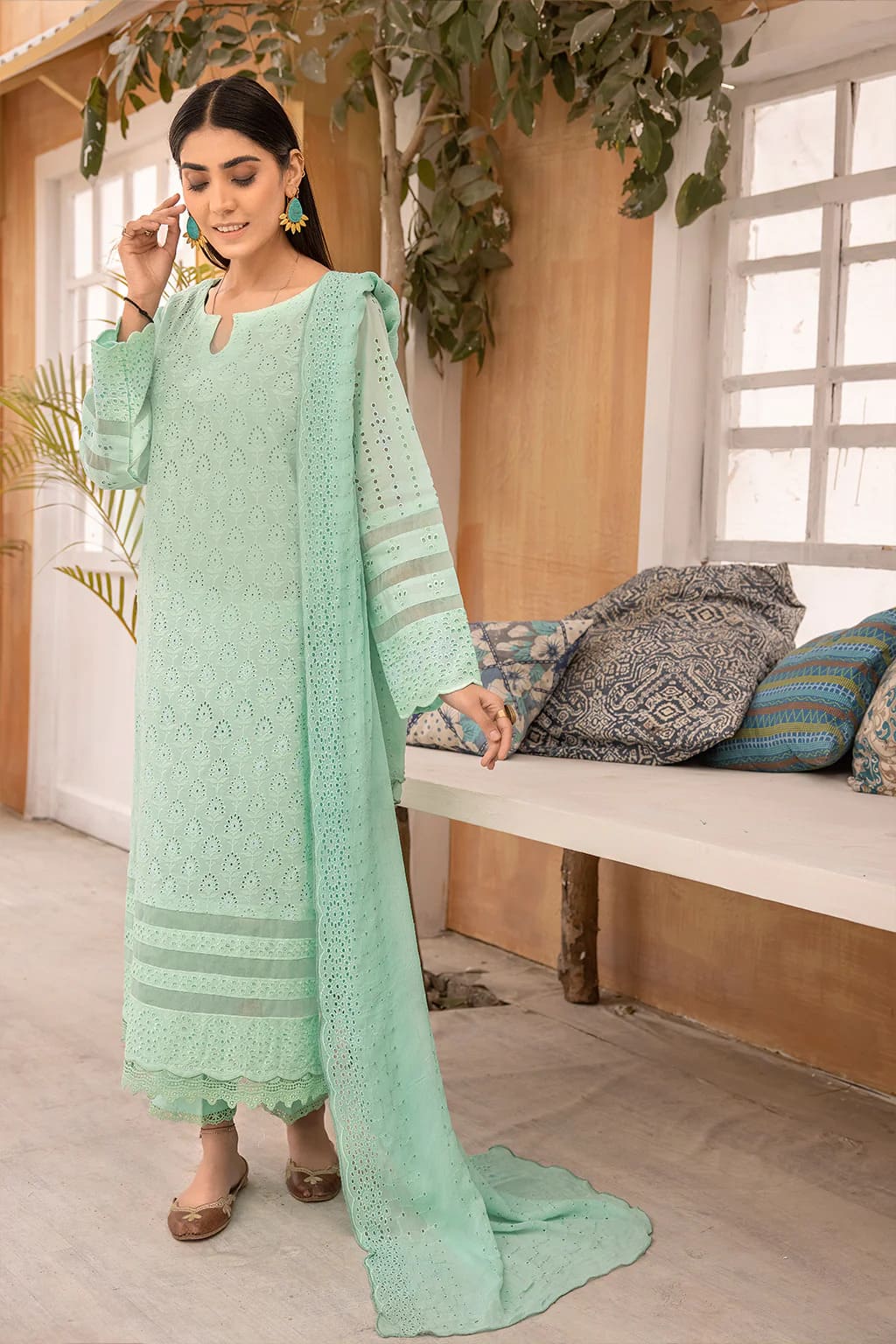 Zerlin by Johra Unstitched 3 Piece Chikankari Lawn Collection'2023-JH-205