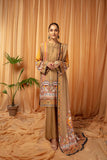 Laal by Johra Unstitched 3 Piece Piece Leather Peach Collection'2022-JH-355