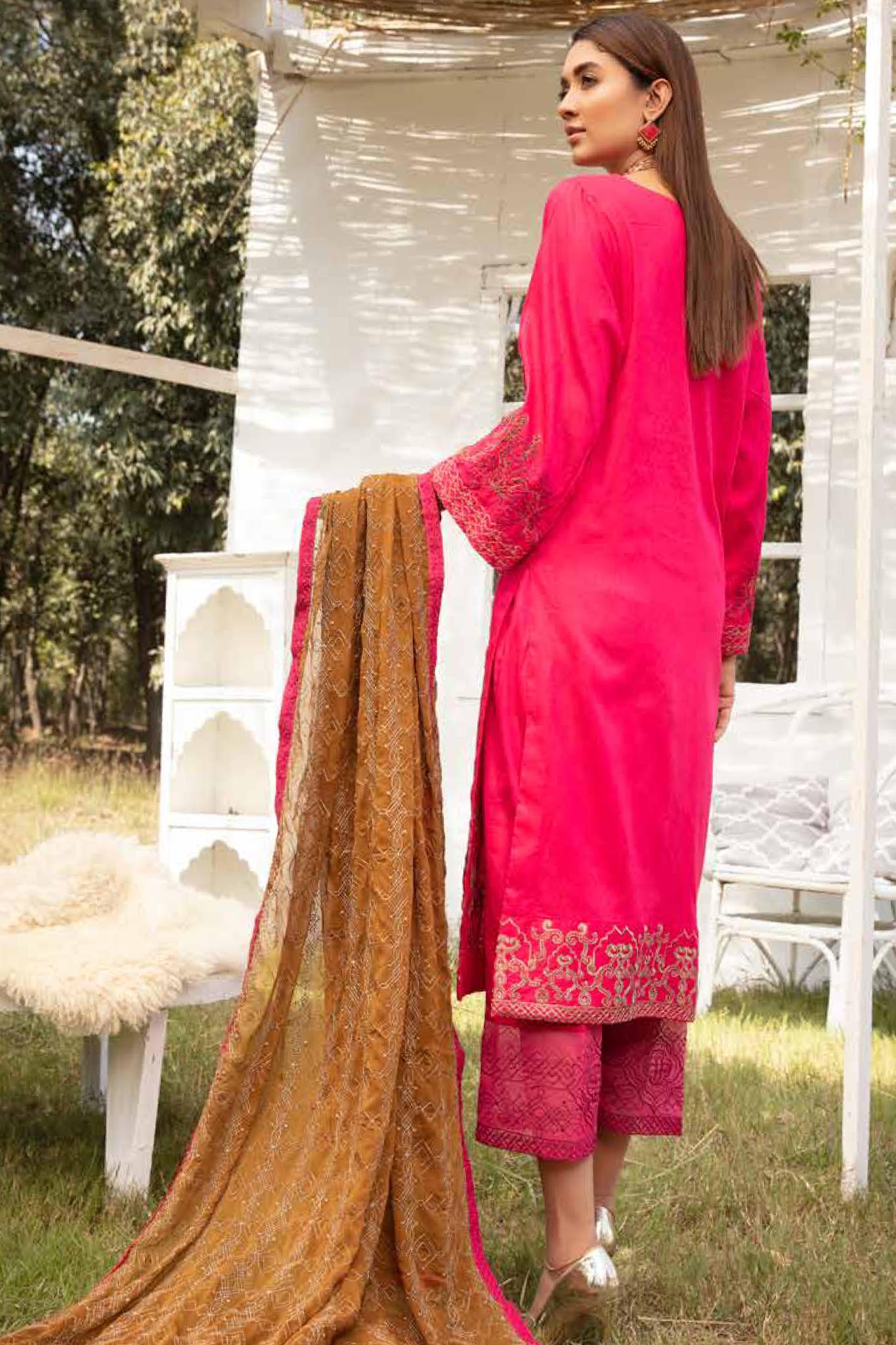 Tabeer by Johra Unstitched 3 Piece Jacquard Lawn Collection'2022-JR-709