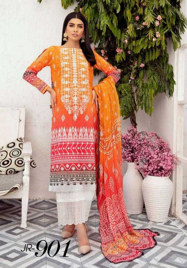 Generation by Johra Unstitched 3 Piece Chunri Lawn Collection'2021-JR-901