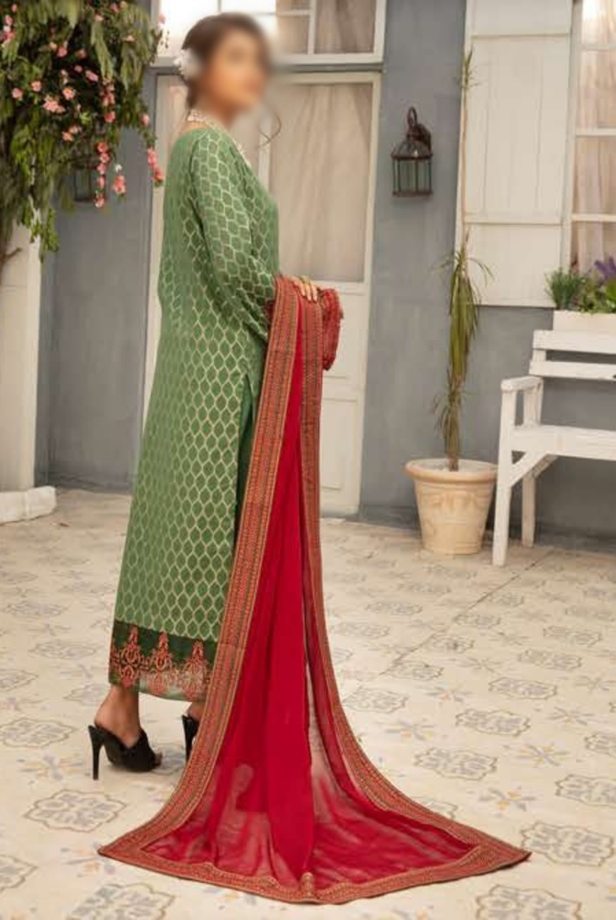 Johra by Libas Unstitched 3 Piece Embroidered Lawn Collection'2022-JR-1016