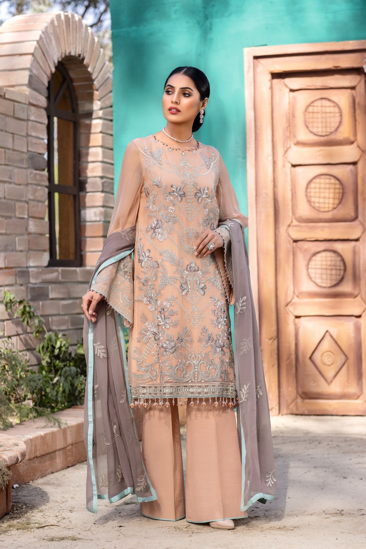 Kuch Khas by Flossie Unstitched 3 Piece Chiffon Vol-11 Collection'2022-K-1104