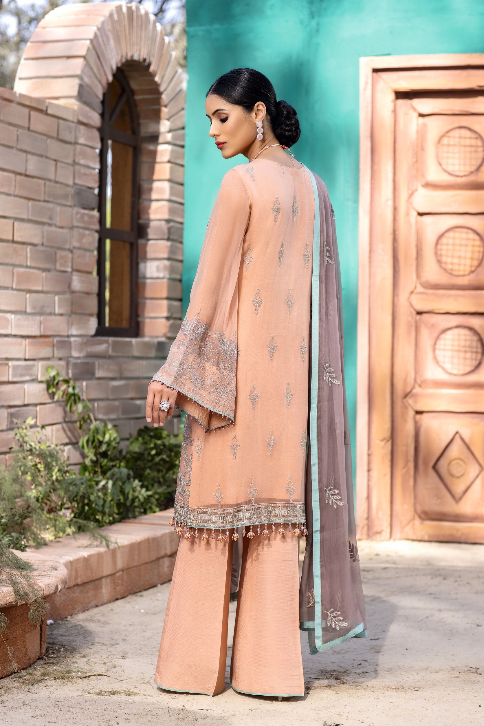 Kuch Khas by Flossie Unstitched 3 Piece Chiffon Vol-11 Collection'2022-K-1104