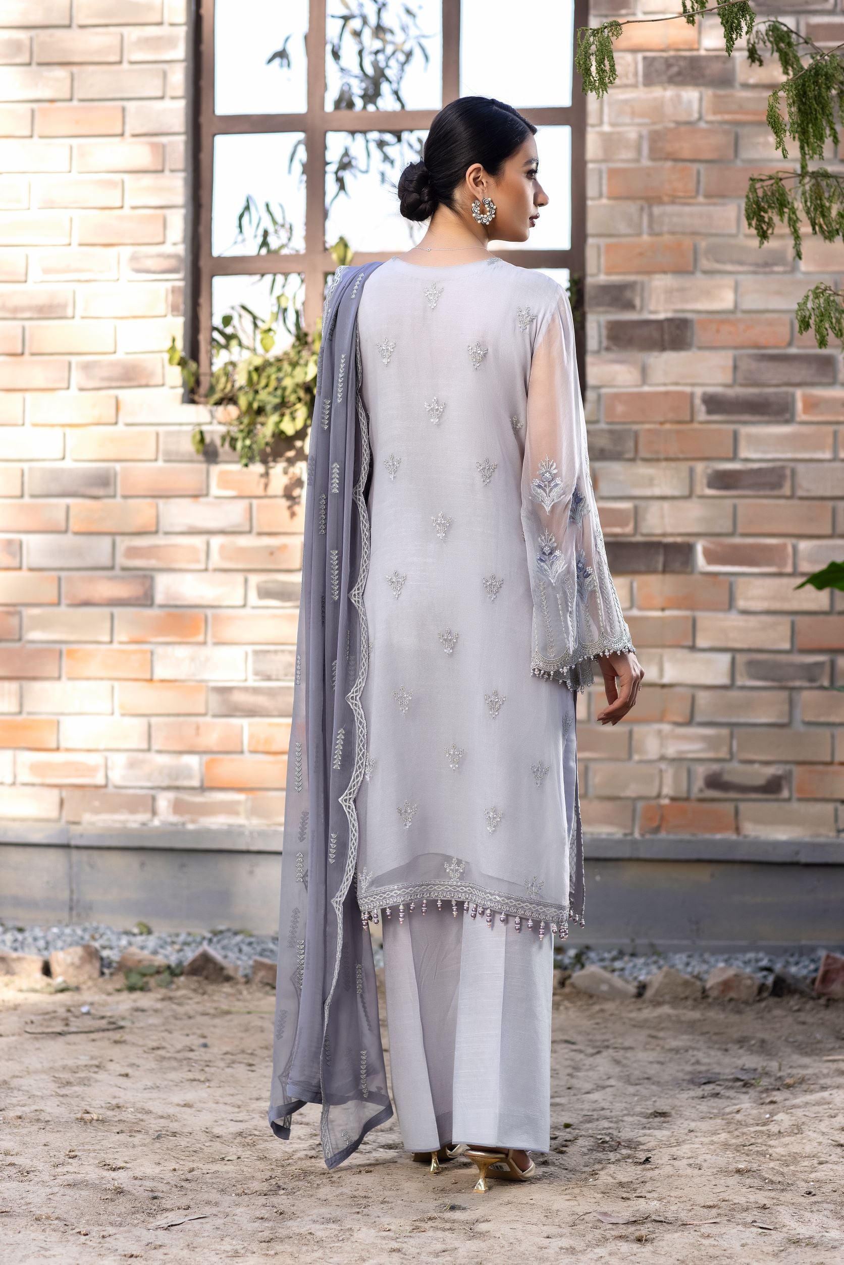 Kuch Khas by Flossie Unstitched 3 Piece Chiffon Vol-11 Collection'2022-K-1106