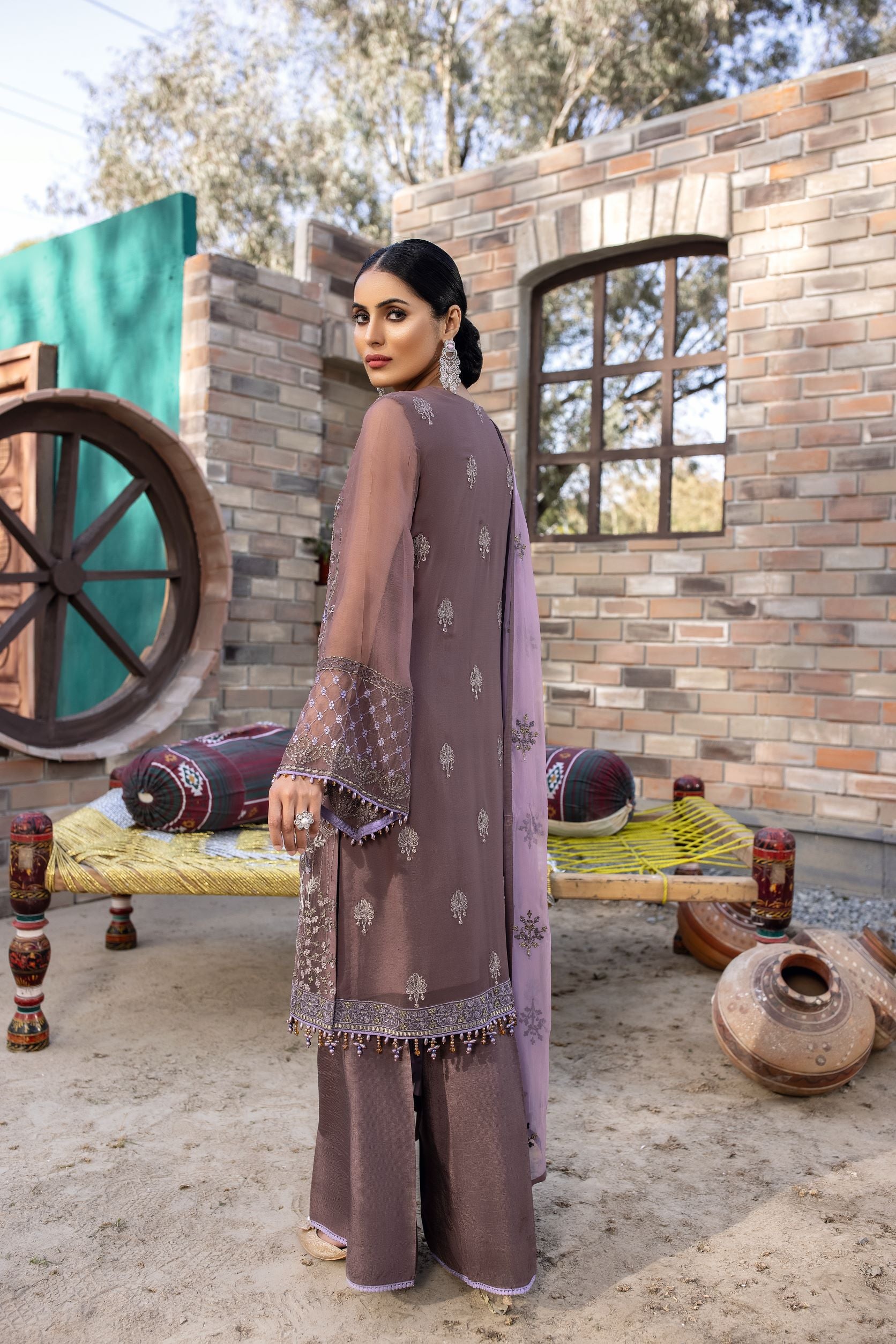 Kuch Khas by Flossie Unstitched 3 Piece Chiffon Vol-11 Collection'2022-K-1108