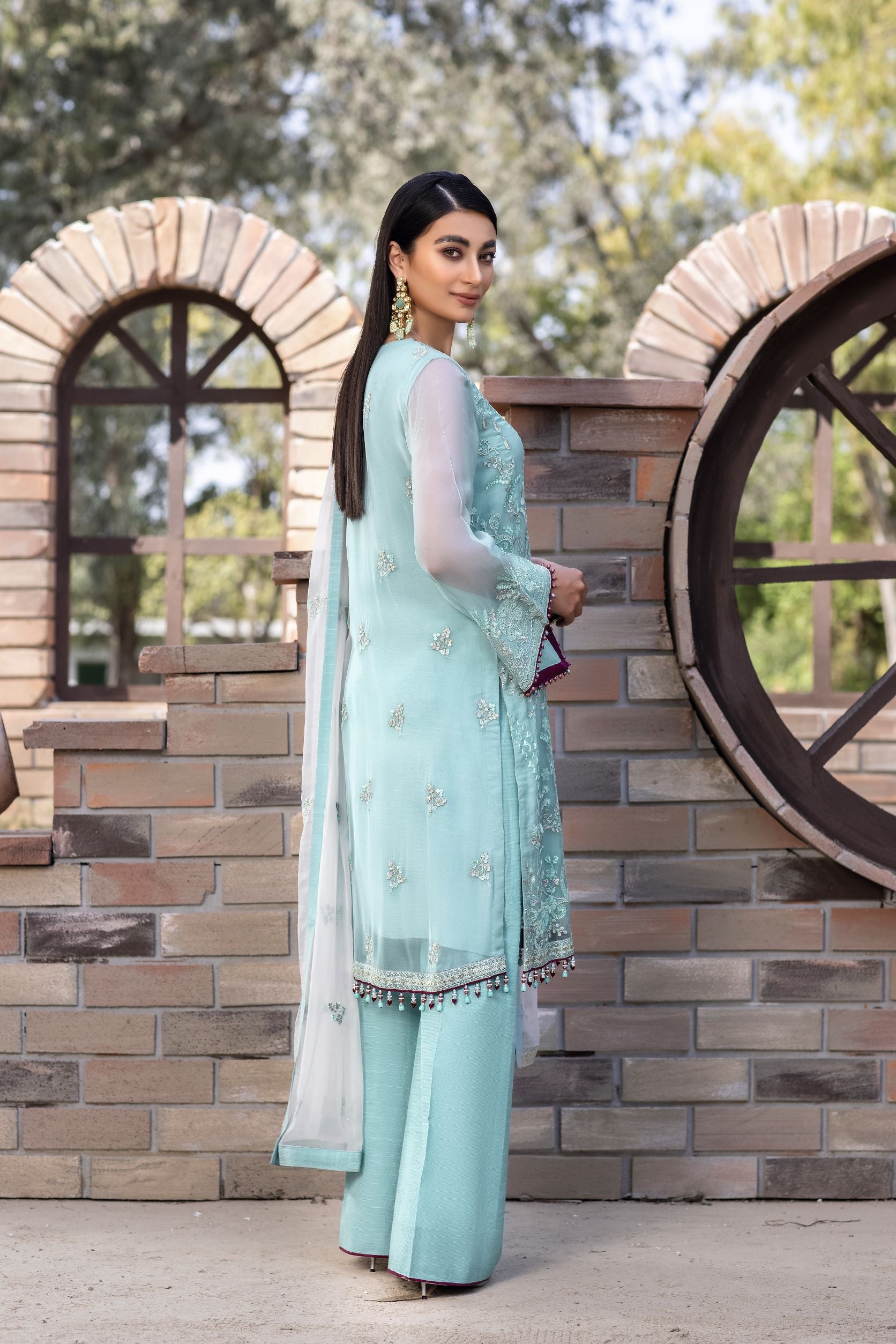 Kuch Khas by Flossie Unstitched 3 Piece Chiffon Vol-11 Collection'2022-K-1110