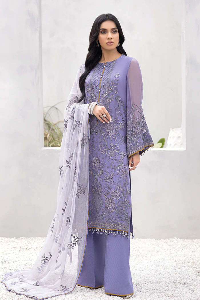 Kuch Khas by Flossie Unstitched 3 Piece Chiffon Vol-12 Collection'2022-K-1201