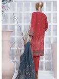 Sada Bahar Stitched 3 Piece Printed Khaddar Collection'2021-KD-10867-Red
