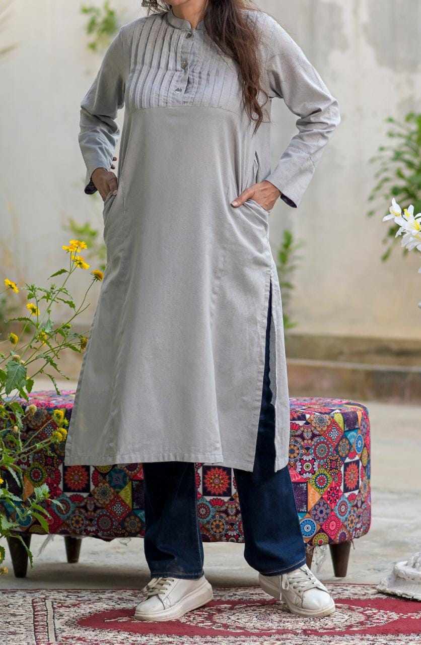 Rafia Khas Ready To Wear Khaddar Tops Collection'2022-KK-13