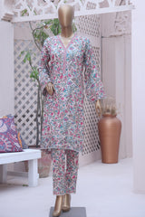 Bin Saeed Stitched 2 Piece Printed Linen Collection'2022-L-04-Skin