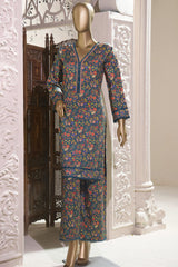Bin Saeed Stitched 2 Piece Printed Linen Collection'2022-LIN-5880-Green