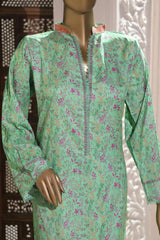 Bin Saeed Stitched 2 Piece Printed Linen Collection'2022-LIN-5883-Pista
