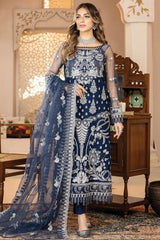 La Bella by Imrozia Unstitched 3 Piece Luxury Formal Collection'2022-L-231-Azure