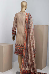 Bin Saeed Stitched 3 Piece Printed Linen Collection'2022-LI-4770-Skin