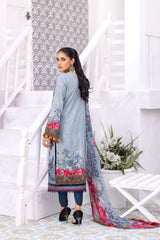Flossie Unstitched 3 Piece Luxury Lawn Collection'2022-LL-102