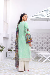 Flossie Unstitched 3 Piece Luxury Lawn Collection'2022-LL-110
