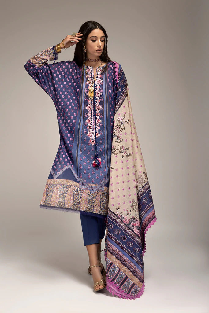 Sobia Nazir Unstitched 3 Piece Printed Lawn Collection'2022-LP22-01-A