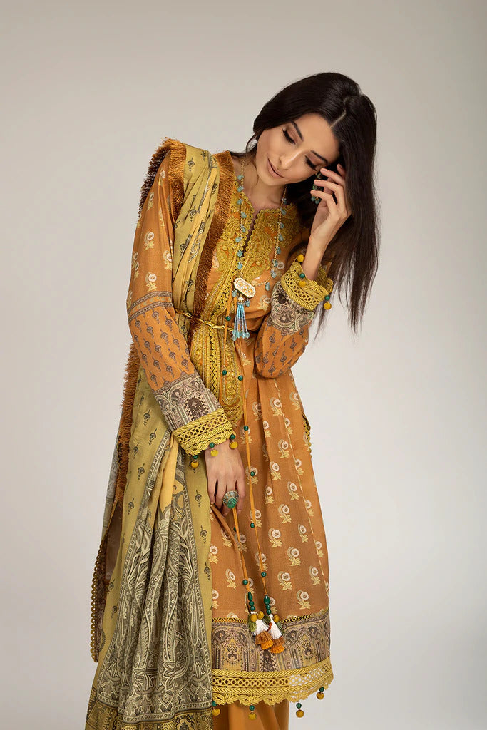 Sobia Nazir Unstitched 3 Piece Printed Lawn Collection'2022-LP22-02-A