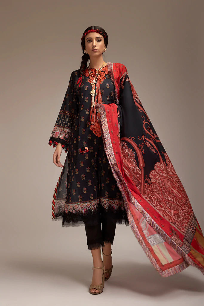 Sobia Nazir Unstitched 3 Piece Printed Lawn Collection'2022-LP22-02-B