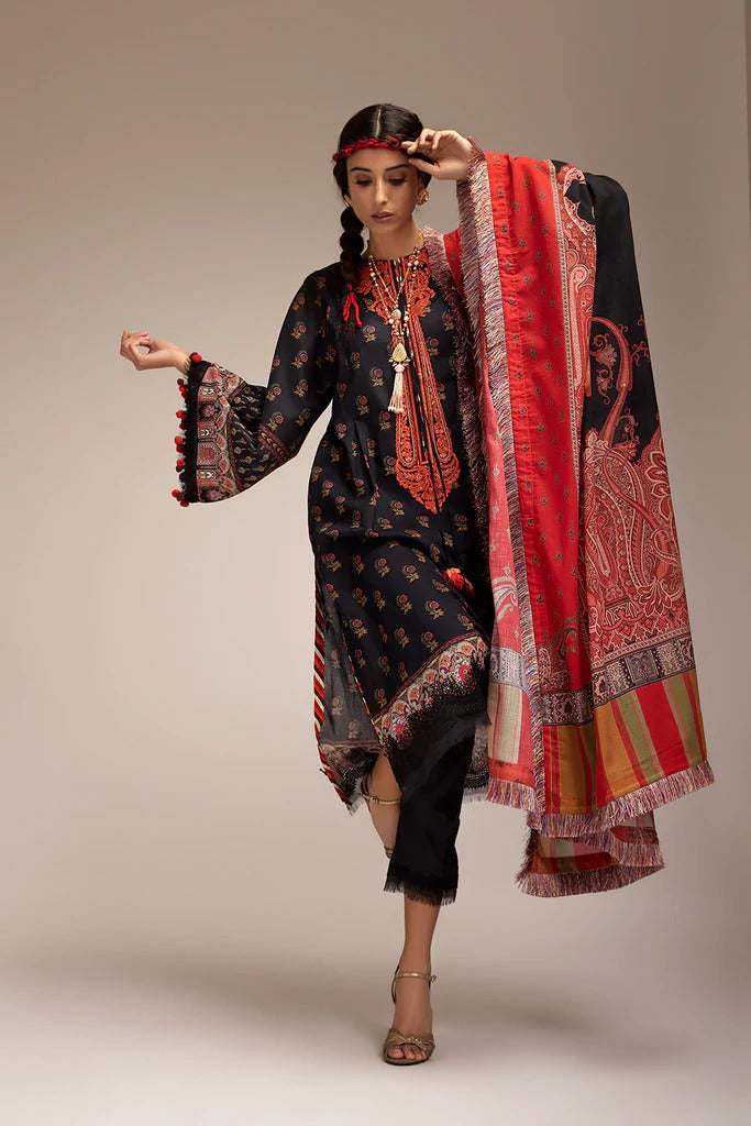 Sobia Nazir Unstitched 3 Piece Printed Lawn Collection'2022-LP22-02-B