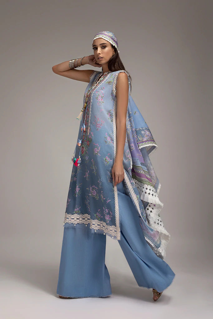 Sobia Nazir Unstitched 3 Piece Printed Lawn Collection'2022-LP22-03-A