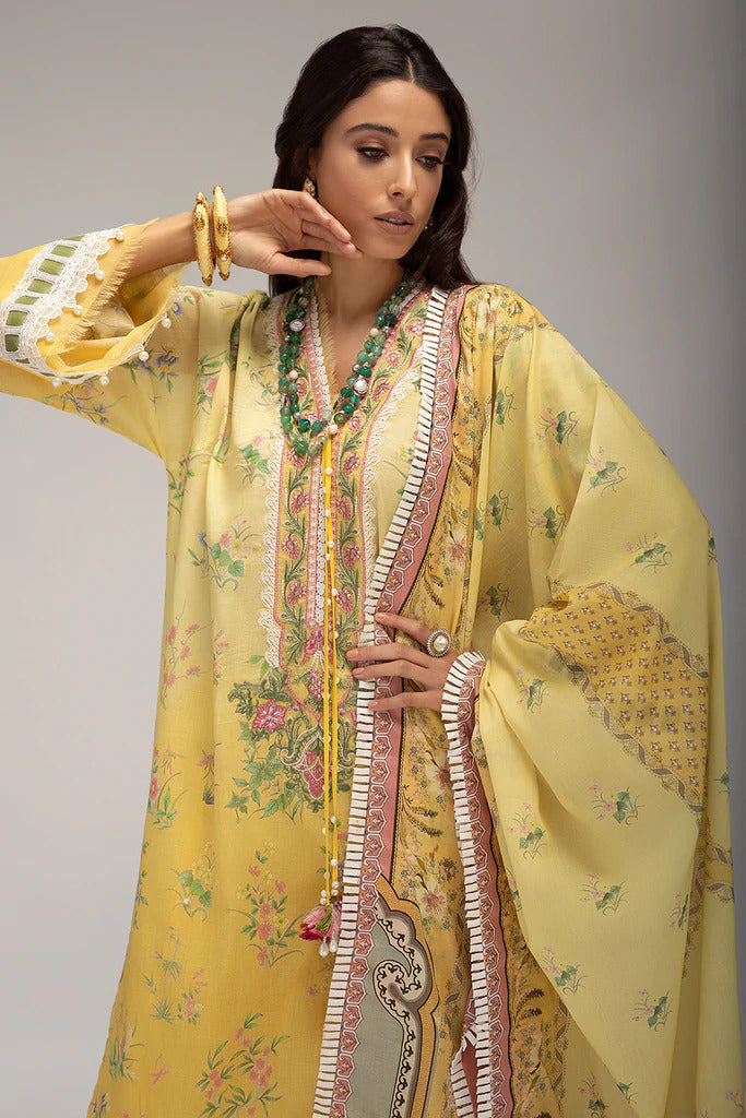 Sobia Nazir Unstitched 3 Piece Printed Lawn Collection'2022-LP22-03-B