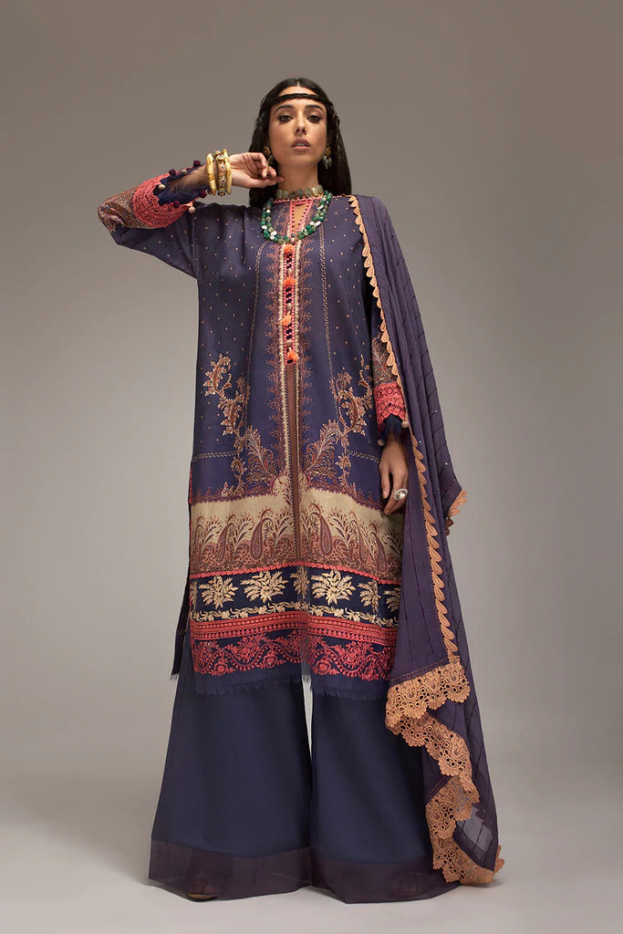 Sobia Nazir Unstitched 3 Piece Printed Lawn Collection'2022-LP22-05-A