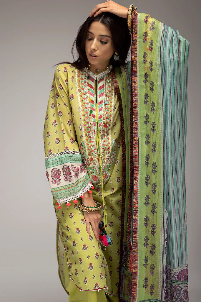 Sobia Nazir Unstitched 3 Piece Printed Lawn Collection'2022-LP22-07-A