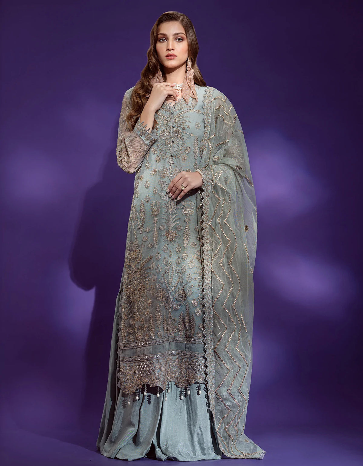 Lamour by Emaan Adeel Unstitched 3 Piece Luxury Formal Collection'2022-LR-06
