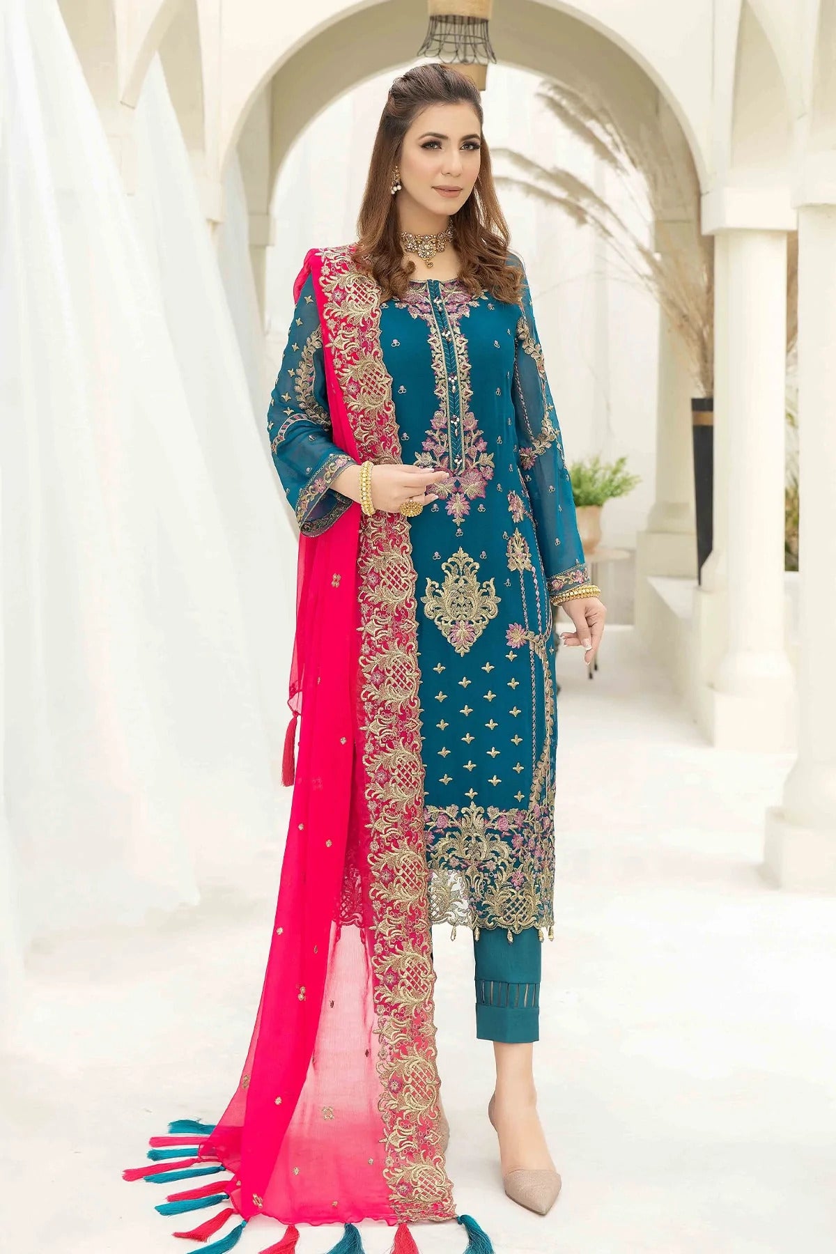 Esta Bonita Majestic by Imrozia Unstitched 3 Piece Chiffon Collection'2023-M-17