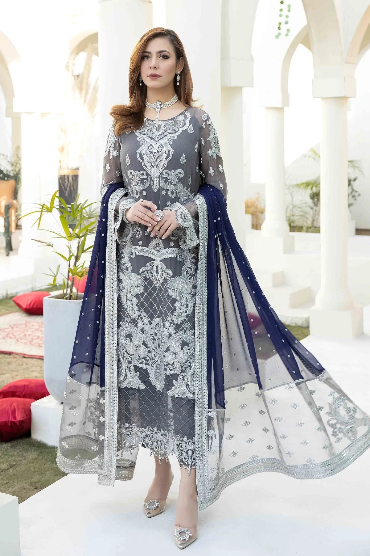 Esta Bonita Majestic by Imrozia Unstitched 3 Piece Chiffon Collection'2023-M-20