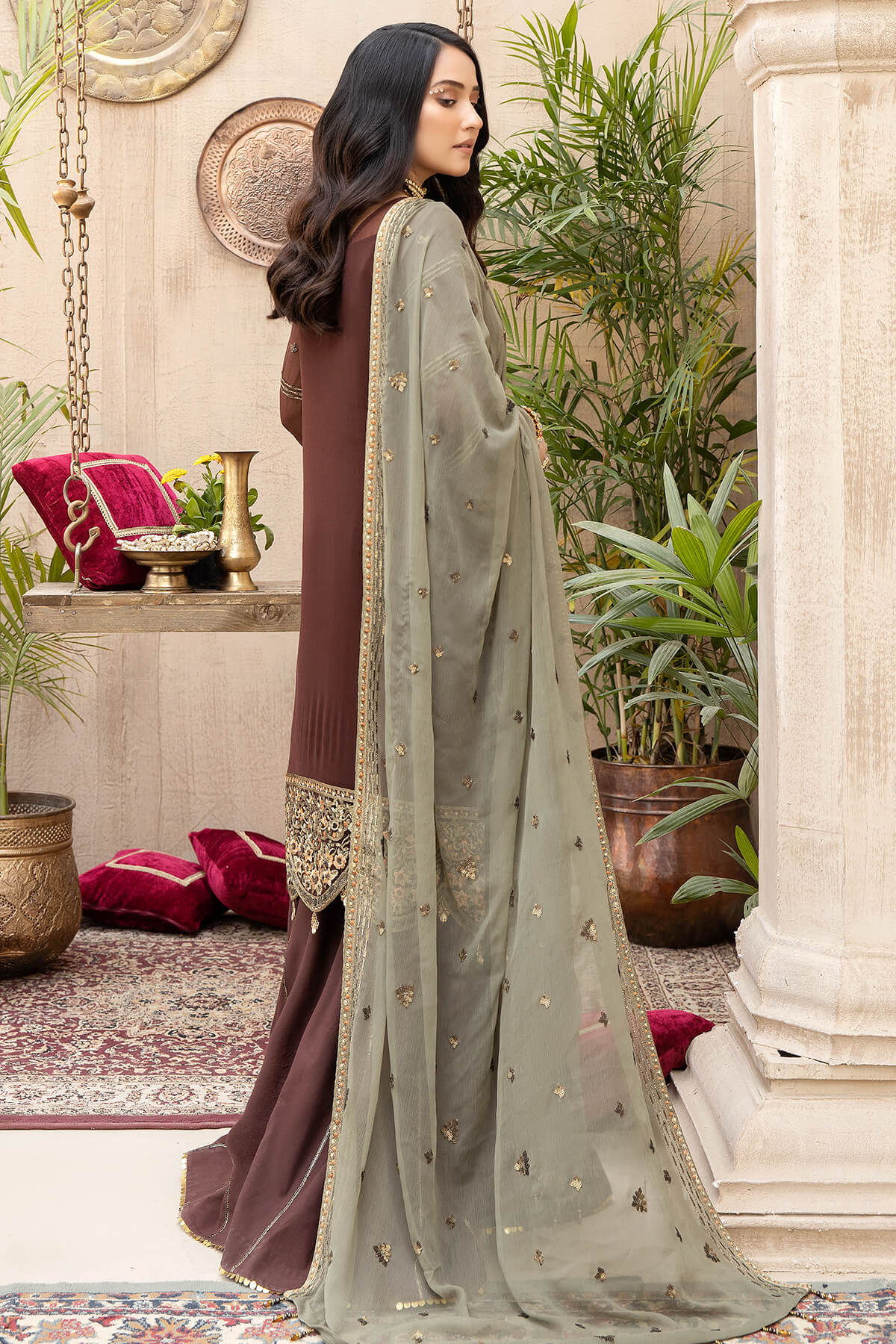 Exquise Majestic by Imrozia Unstitched 3 Piece Chiffon Collection'2023-M-21-Roohay