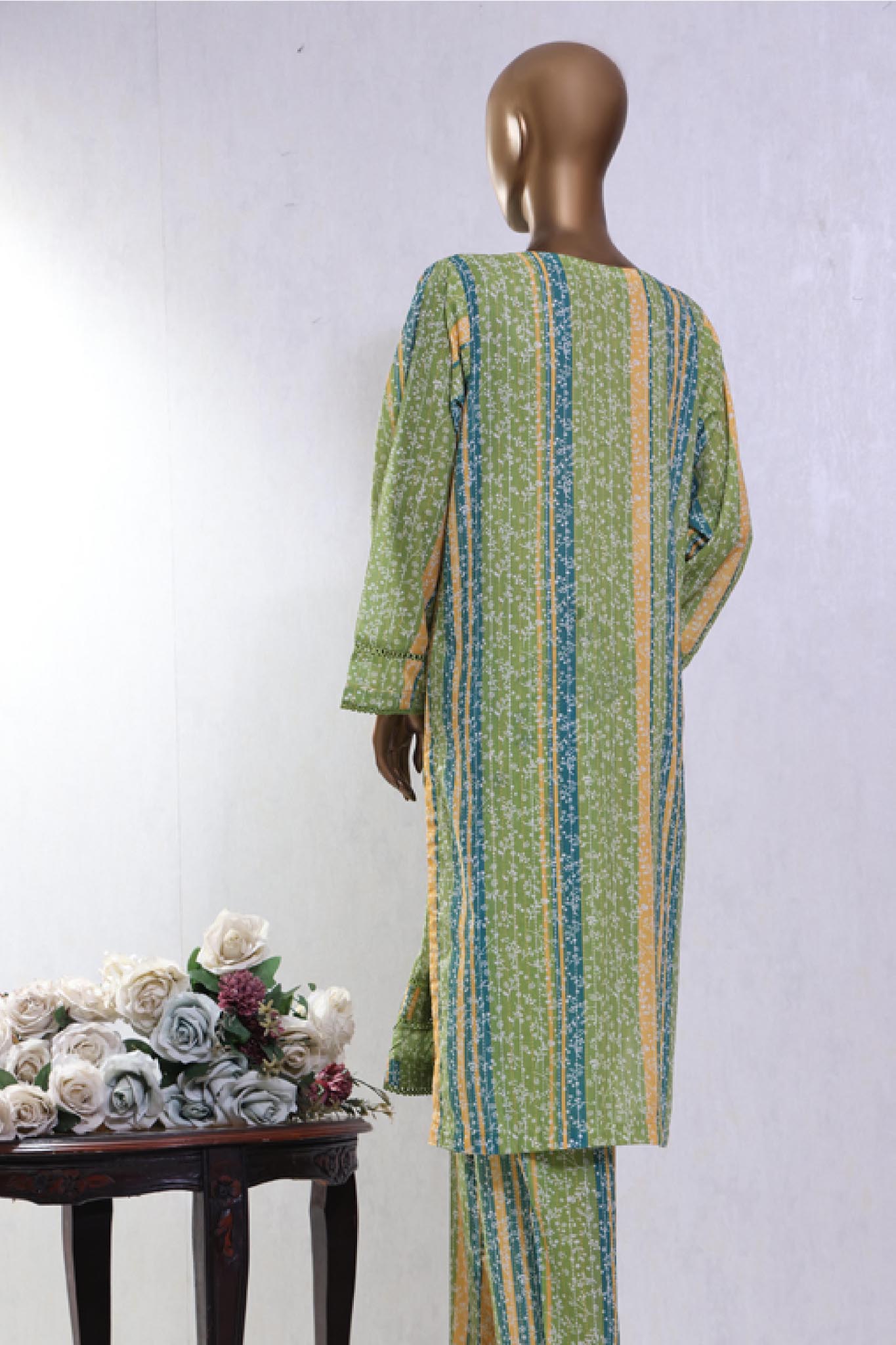 Janaan by Bin Saeed Stitched 2 Piece Mid Summer Collection'2022-CKF-003-L.Green