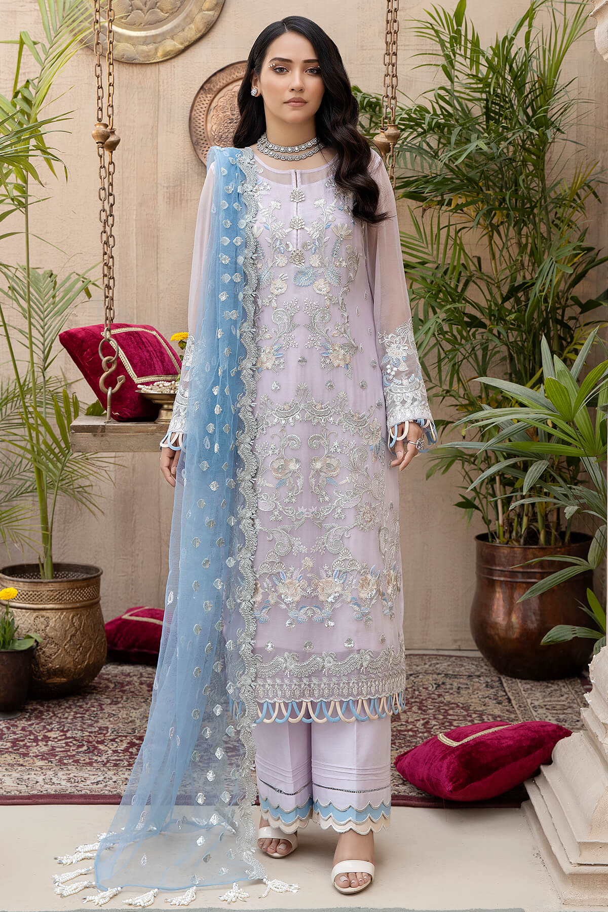 Exquise Majestic by Imrozia Unstitched 3 Piece Chiffon Collection'2023-M-22-Mehtab