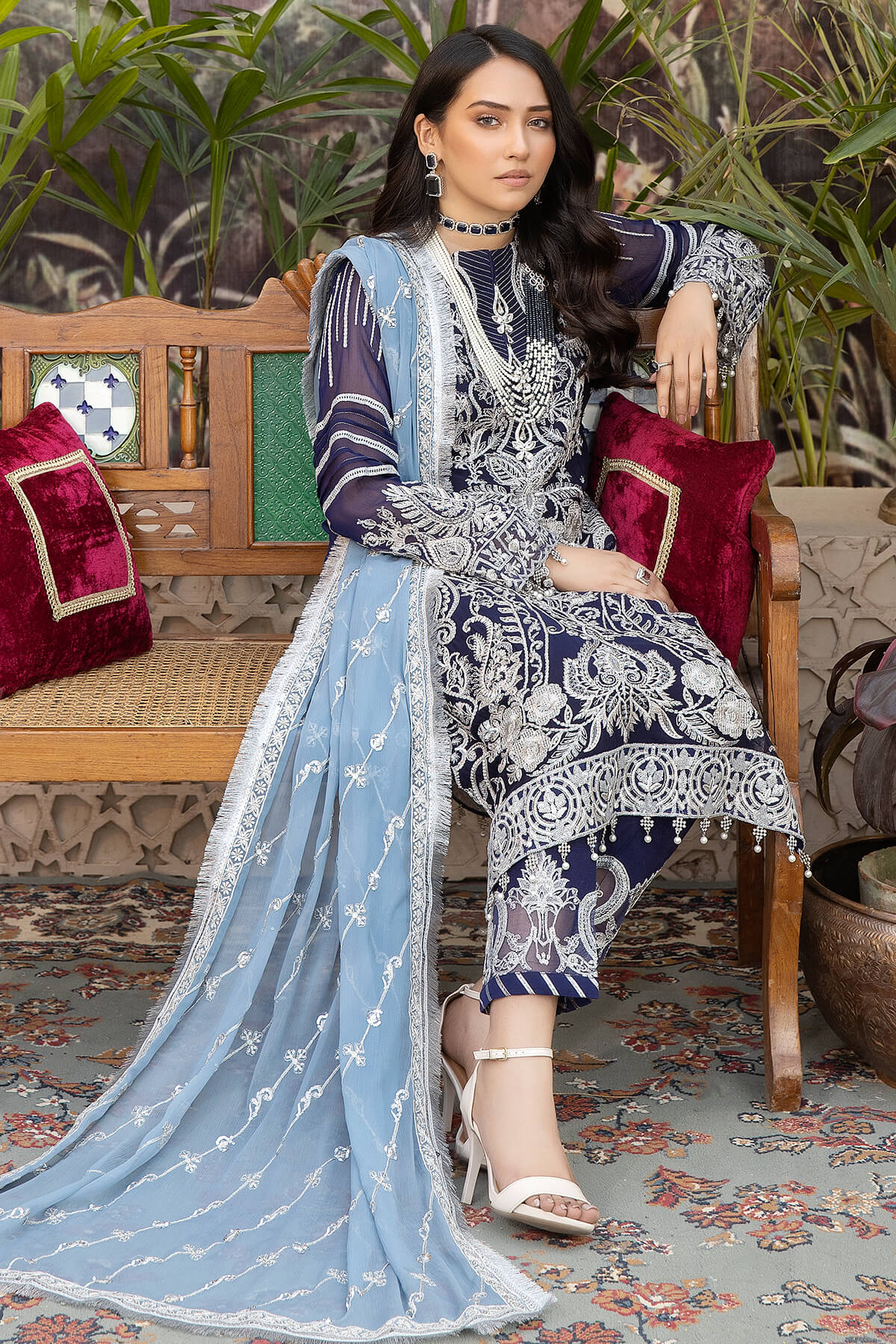 Exquise Majestic by Imrozia Unstitched 3 Piece Chiffon Collection'2023-M-26-Vasl