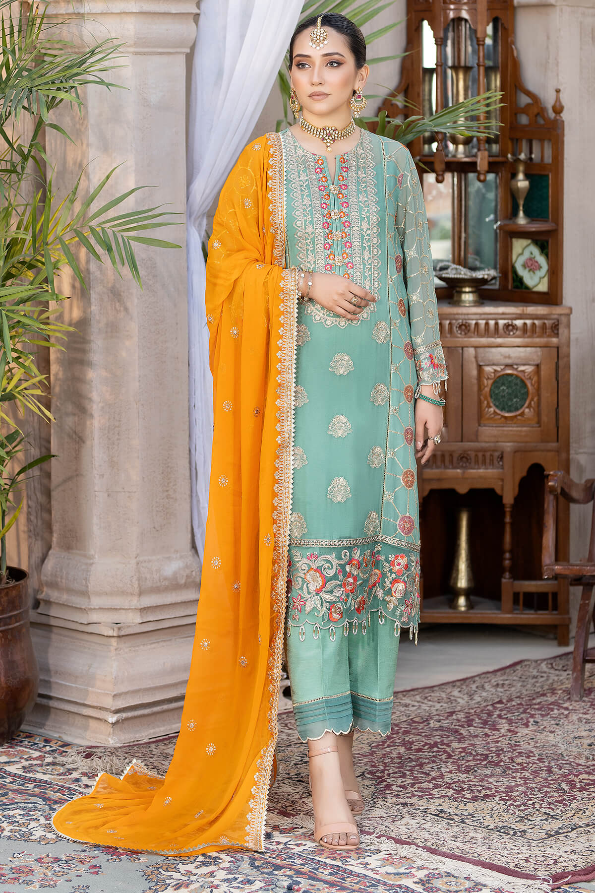 Exquise Majestic by Imrozia Unstitched 3 Piece Chiffon Collection'2023-M-30-Azuri