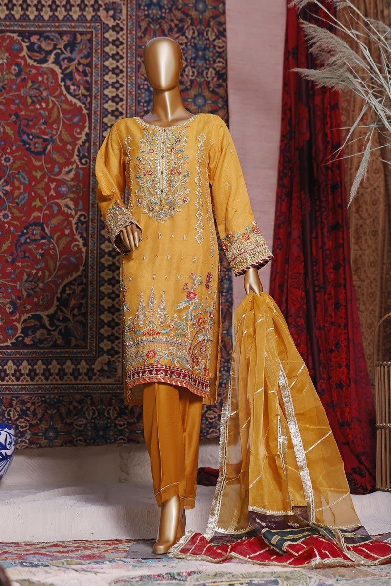 Sada Bahar Stitched 2 Piece Luxury Formal Collection'2021-M-04-Yellow