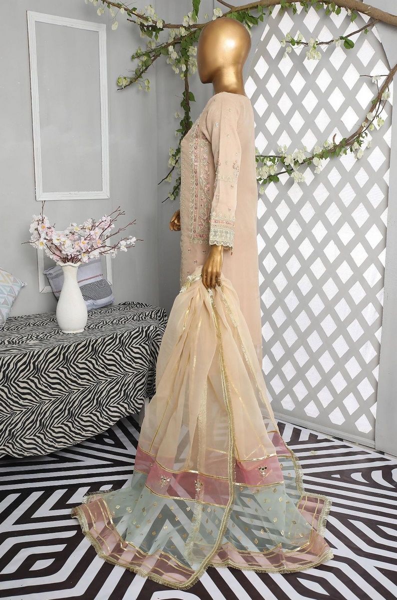 Sada Bahar Stitched 2 Piece Luxury Formal Collection'2021-MA-50-Fawn