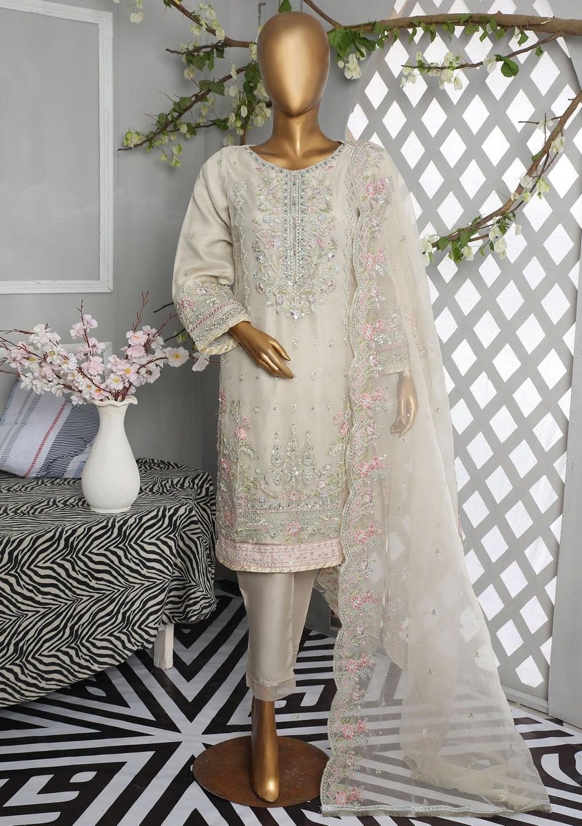 Sada Bahar Stitched 2 Piece Luxury Formal Collection'2021-M-04-Grey