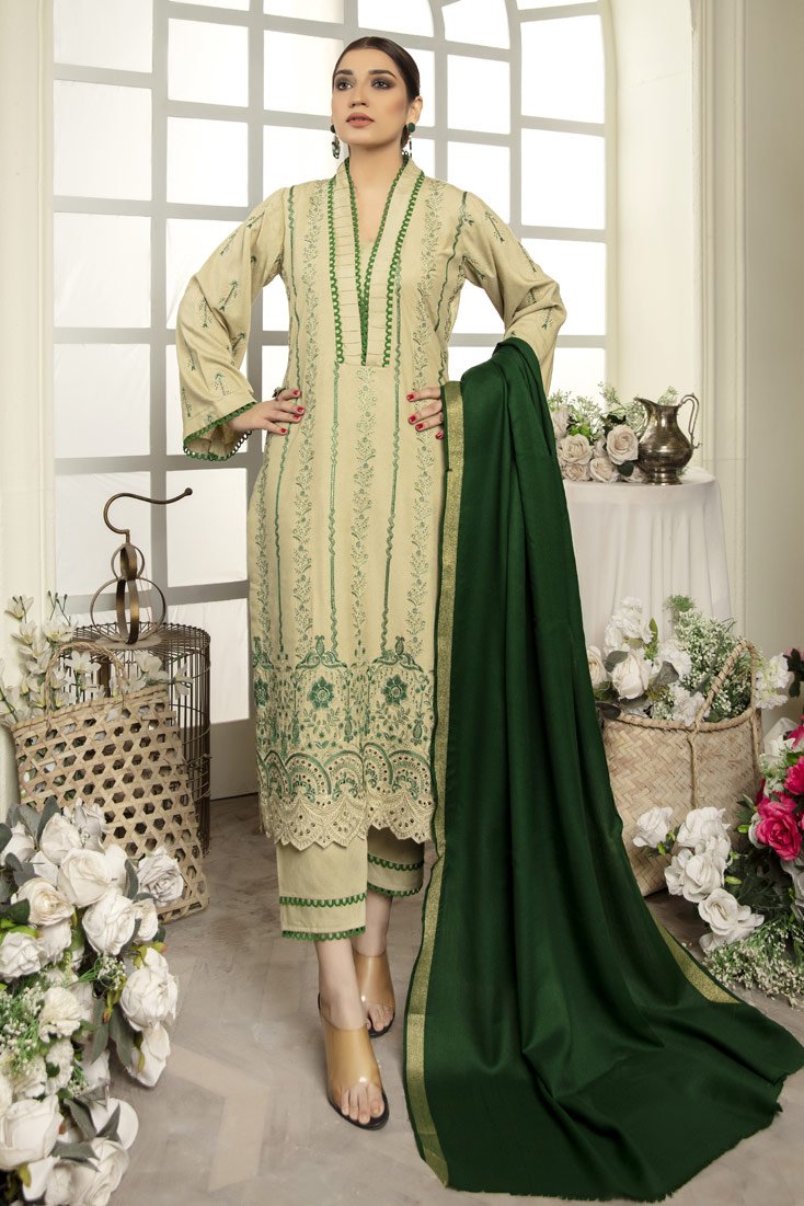 Dastan by Marjjan Unstitched 3 Piece Winter Collection'2021-MDS-09-A